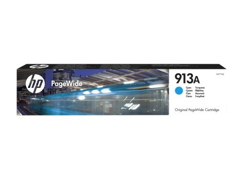 Картридж струйный HP 913A F6T77AE голубой (3000стр.) для HP PW 352dw/377dw/Pro 477dw/452dw F6T77AE