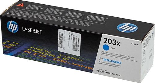 Картридж лазерный HP 203X CF541X голубой бар.в компл. (2500стр.) для HP M254/280/281 CF541X