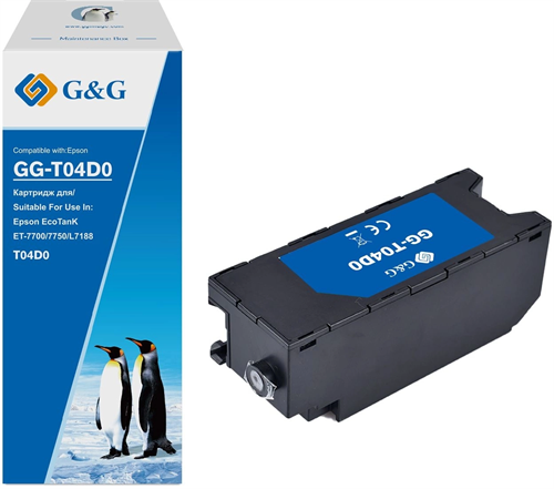 Бункер G&G GG-T04D0 (T04D0 емкость для отработанных чернил) для Epson EcoTanK ET-7700/7750/L7188 GG-T04D0