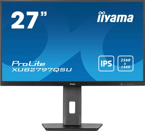 Монитор Iiyama 27" ProLite XUB2797QSU-B2 черный IPS LED 16:9 HDMI M/M матовая HAS Piv 300cd 178гр/17 XUB2797QSU-B2