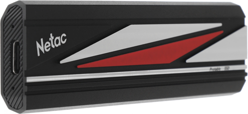 Накопитель SSD Netac USB-C 512GB NT01ZX20L-512G-32BK ZX20L черный NT01ZX20L-512G-32BK