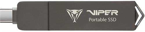 Накопитель SSD Patriot USB3.2 Gen2 1TB PVP301TB28UDG PVP30 Viper черный PVP301TB28UDG