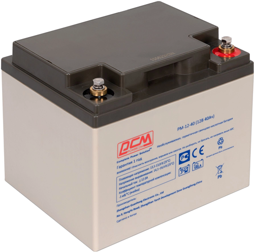 Батарея для ИБП Powercom PM-12-40 12В 40Ач PM-12-40