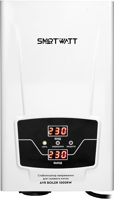 Стабилизатор напряжения Smartwatt AVR Boiler 1000RW 220Вт 1000ВА белый 4512020020003