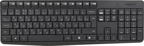 Клавиатура + мышь Logitech MK235 клав:серый мышь:серый USB беспроводная (920-007948) 920-007948