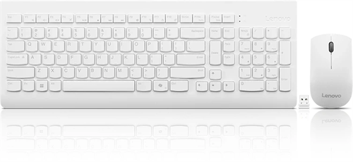 Клавиатура + мышь Lenovo 510 клав:белый мышь:белый USB беспроводная BT (GX31F38001) GX31F38001