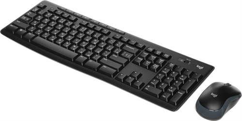 Клавиатура + мышь Logitech MK270 клав:черный мышь:черный USB беспроводная Multimedia (920-003381) 920-003381