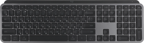 Клавиатура Logitech MX Keys S графитовый/черный USB беспроводная BT/Radio LED (920-011600) 920-011600