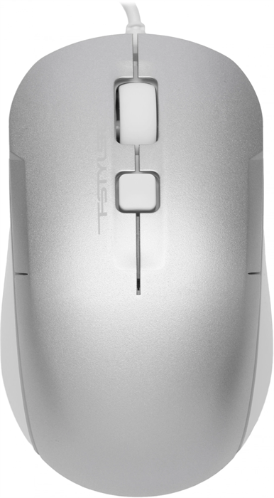 Мышь A4Tech Fstyler FM26S серебристый/белый оптическая 1600dpi silent USB для ноутбука 4but (FM26S U FM26S USB (ICY WHITE)
