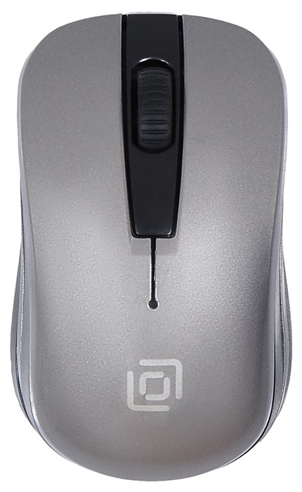 Мышь Оклик 445MW черный/серый оптическая 1200dpi беспров. USB для ноутбука 3but (945814) 945814