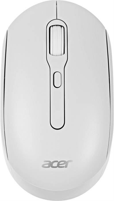 Мышь Acer OMR308 белый оптическая 1600dpi беспров. BT/Radio USB 4but (ZL.MCECC.023) ZL.MCECC.023