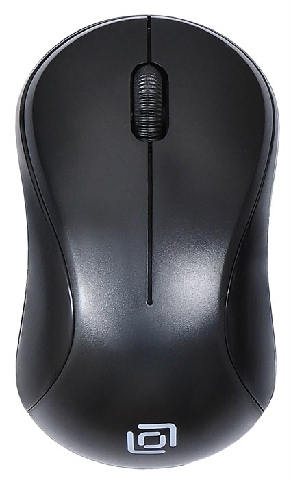 Мышь Оклик 605SW черный оптическая 1200dpi беспров. USB для ноутбука 3but (384108) 384108