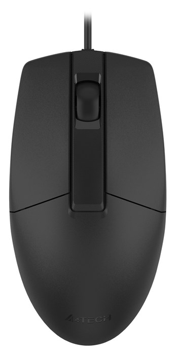 Мышь A4Tech OP-330S черный оптическая 1200dpi silent USB 3but (OP-330S (BLACK)) OP-330S (BLACK)