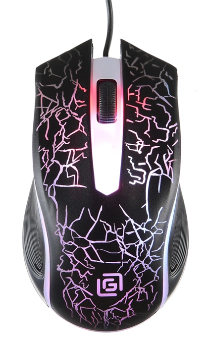 Мышь Оклик 395M SHADOW черный оптическая 1500dpi USB для ноутбука 3but (1102286) 1102286