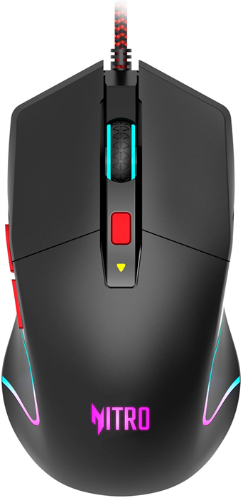 Мышь Acer Nitro OMW301 черный оптическая 7200dpi USB 6but (ZL.MCECC.024) ZL.MCECC.024