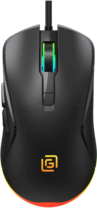 Мышь Оклик 750G черный оптическая 7200dpi USB 5but (1796789) 1796789