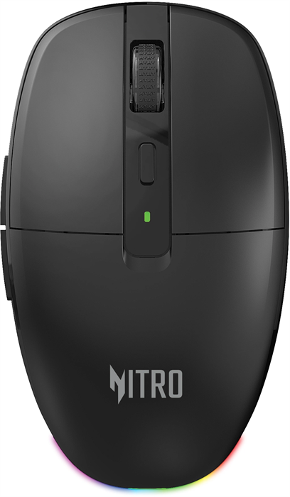 Мышь Acer Nitro OMR400 черный оптическая 3200dpi silent беспров. BT/Radio USB 6but (ZL.MCECC.05B) ZL.MCECC.05B
