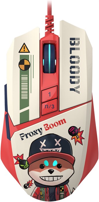 Мышь A4Tech Bloody W63 Max Proxy Boom рисунок оптическая 12000dpi USB W63 MAX PROXY BOOM