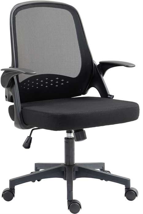 Кресло Cactus CS-MC212-BK черный низк.спин. крестов. пластик пластик черный CS-MC212-BK
