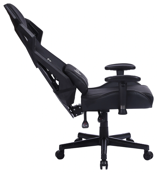 Кресло игровое Cactus CS-CHR-090BL черный экокожа/сетка крестов. нейлон CS-CHR-090BL