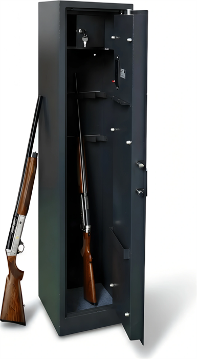 Сейф оружейный Cactus CS-SF-GK145 взломостойкий 1450x350x300мм электронный/ключевой трейзер CS-SF-GK145