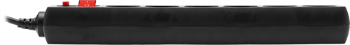 Сетевой фильтр Buro 600SH-16-5-B 5м (6 розеток) черный (коробка) 600SH-16-5-B