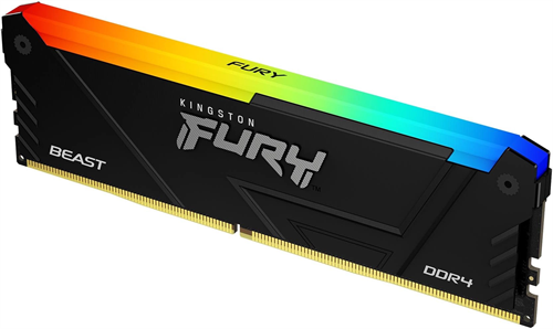 Память DDR4 16GB 3200MHz Kingston KF432C16BB12A/16 Fury Beast RGB RTL Gaming PC4-25600 CL16 DIMM 288 KF432C16BB12A/16