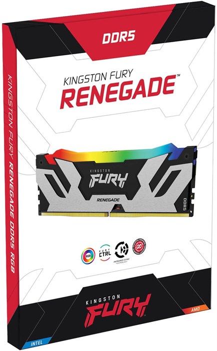 Память DDR5 2x32GB 6400MHz Kingston KF564C32RSAK2-64 Fury Renegade XMP RGB RTL Gaming PC5-51200 CL32 KF564C32RSAK2-64