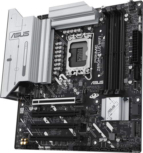 Материнская плата Asus PRIME Z890M-PLUS WIFI Soc-1851 Intel Z890 4xDDR5 mATX AC`97 8ch(7.1) 2.5Gg RA PRIME Z890M-PLUS WIFI