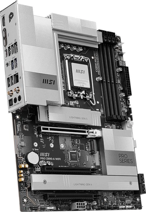 Материнская плата MSI PRO Z890-A WIFI  Soc-1851 Intel Z890 4xDDR5 ATX AC`97 8ch(7.1) 5Gigabit RAID+H PRO Z890-A WIFI
