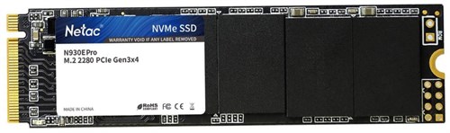 Накопитель SSD Netac PCIe 3.0 x4 256GB NT01N930E-256G-E4X N930E Pro M.2 2280 NT01N930E-256G-E4X