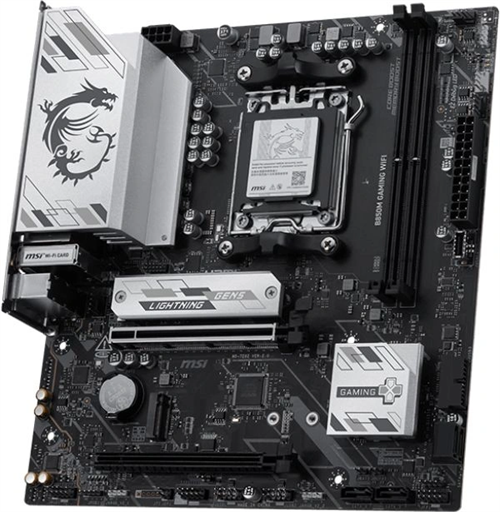 Материнская плата MSI B850M GAMING WIFI Socket AM5 AMD B850 2xDDR5 mATX AC`97 8ch(7.1) 2.5Gg RAID+HD B850M GAMING WIFI