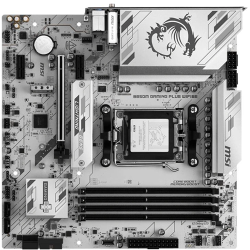 Материнская плата MSI B850M GAMING PLUS WIFI6E Socket AM5 AMD B850 4xDDR5 mATX AC`97 8ch(7.1) 2.5Gg  B850M GAMING PLUS WIFI6E