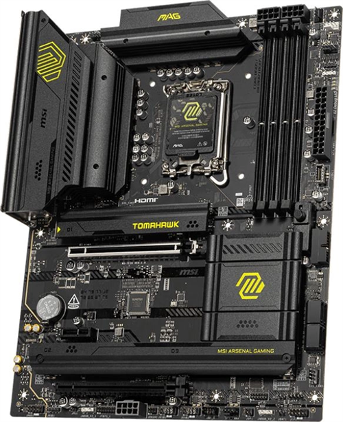 Материнская плата MSI MAG B860 TOMAHAWK WIFI Soc-1851 Intel B860 4xDDR5 ATX AC`97 8ch(7.1) 5Gigabit  MAG B860 TOMAHAWK WIFI