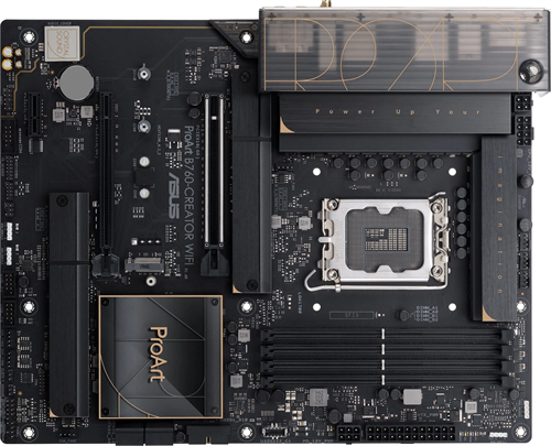 Материнская плата Asus PROART B760-CREATOR WIFI Soc-1700 Intel B760 4xDDR5 ATX AC`97 8ch(7.1) 1 x 2. PROART B760-CREATOR WIFI