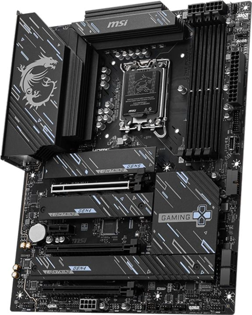 Материнская плата MSI Z890 GAMING PLUS WIFI Soc-1851 Intel Z890 4xDDR5 ATX AC`97 8ch(7.1) 5Gigabit R Z890 GAMING PLUS WIFI