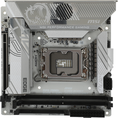 Материнская плата MSI MPG Z890I EDGE TI WIFI Soc-1851 Intel Z890 2xDDR5 mini-ITX AC`97 8ch(7.1) 5Gig MPG Z890I EDGE TI WIFI