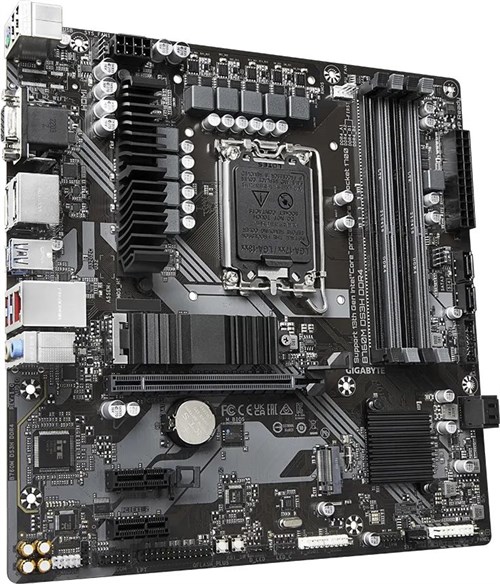 Материнская плата Gigabyte B760M DS3H DDR4 Soc-1700 Intel B760 4xDDR4 mATX AC`97 8ch(7.1) 2.5Gg RAID B760M DS3H DDR4