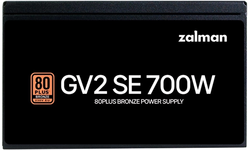 Блок питания Zalman ATX 700W ZM700-GV2SE 80+ bronze (20+4pin) 120mm fan 6xSATA RTL ZM700-GV2SE