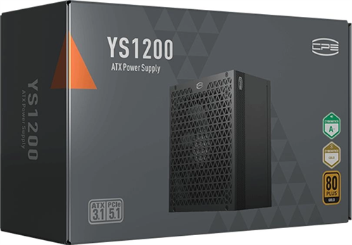 Блок питания PcCooler ATX 1200W P5-YS1200 -G1F Gen.5 80+ gold (20+4pin) APFC 135mm fan 12xSATA Cab M P5-YS1200-G1FFBK1-EU