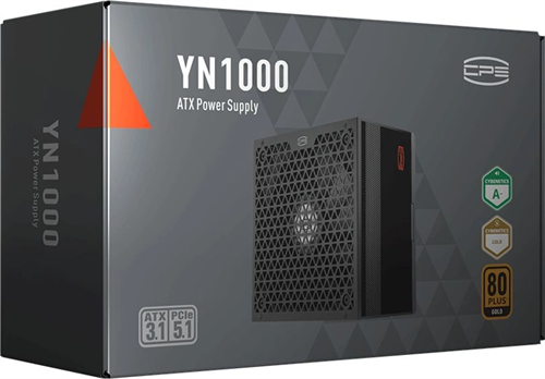 Блок питания PcCooler ATX 1000W P5-YN1000-G1F 80+ gold (20+4pin) APFC 135mm fan 9xSATA Cab Manag RTL P5-YN1000-G1FFBK1-EU