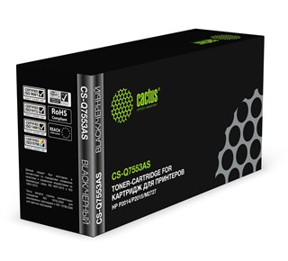 Картридж лазерный Cactus CS-Q7553AS Q7553A черный (3000стр.) для HP P2014/P2015/M2727 943997 - фото 156