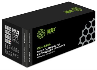Картридж лазерный Cactus CS-C4092A C4092A черный (2500стр.) для HP LJ 1100/3200/3220 807163 - фото 230