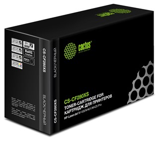 Картридж лазерный Cactus CS-CF280X-MPS CF280XX черный (13000стр.) для HP LJ Pro 400/M401/M425 1086942 - фото 244