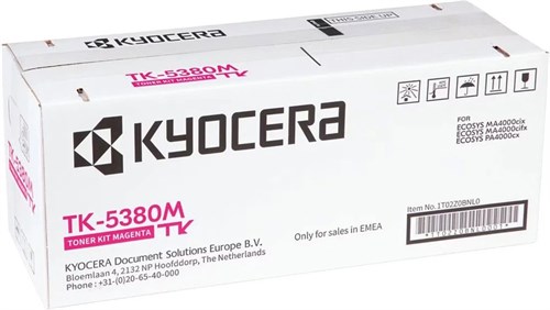 Картридж лазерный Kyocera TK-5380M 1T02Z0BNL0 пурпурный (10000стр.) для Kyocera PA4000cx/MA4000cix/M 1T02Z0BNL0