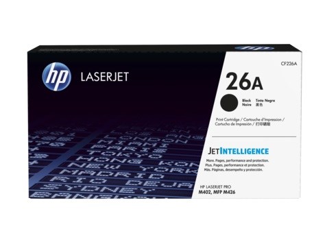 Картридж лазерный HP 26A CF226A черный бар.в компл. (3100стр.) для HP LJ Pro M402/M426 CF226A