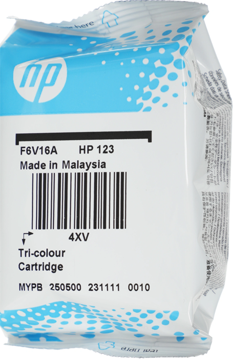 Картридж струйный HP 123 F6V16AE многоцветный печ.гол.в компл. (100стр.) для HP DJ 2130/2620/2630/26 F6V16AE