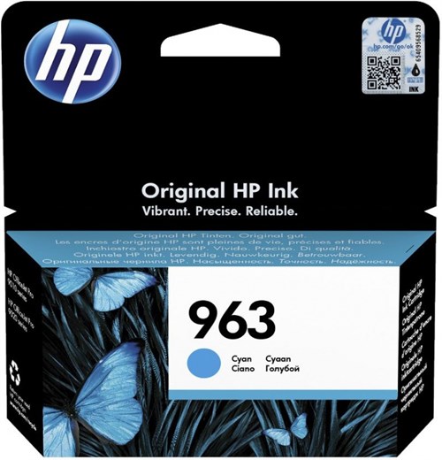 Картридж струйный HP 963 3JA23AE голубой (700стр.) для HP OfficeJet Pro 901x/902x HP 3JA23AE