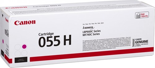 Картридж лазерный Canon 055HM 3018C002/004 пурпурный бар.в компл. (5900стр.) для Canon LBP663Cdw/LBP 3018C002/004