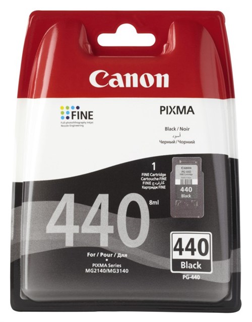 Картридж струйный Canon PG-440 5219B001 черный печ.гол.в компл. для Canon MG2140/3140 5219B001